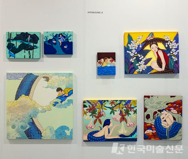 지현정 작가 전시작품 (사진제공 : 케이리즈)
