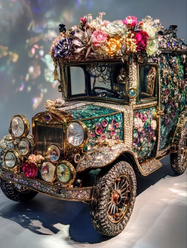 준희퀸 작가 작품 'Jeweled Transport'(2024) (사진=댄허코리아)
