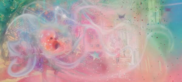 구지언, 꿈, 무정형 Dream, Amorphia , 2025, Acrylic on canvas, 2025, 72.8x162.2cm | 열림원 컬렉션 | &copy; Koo Jiun and INGAHEE, 2025. 이정우 사진