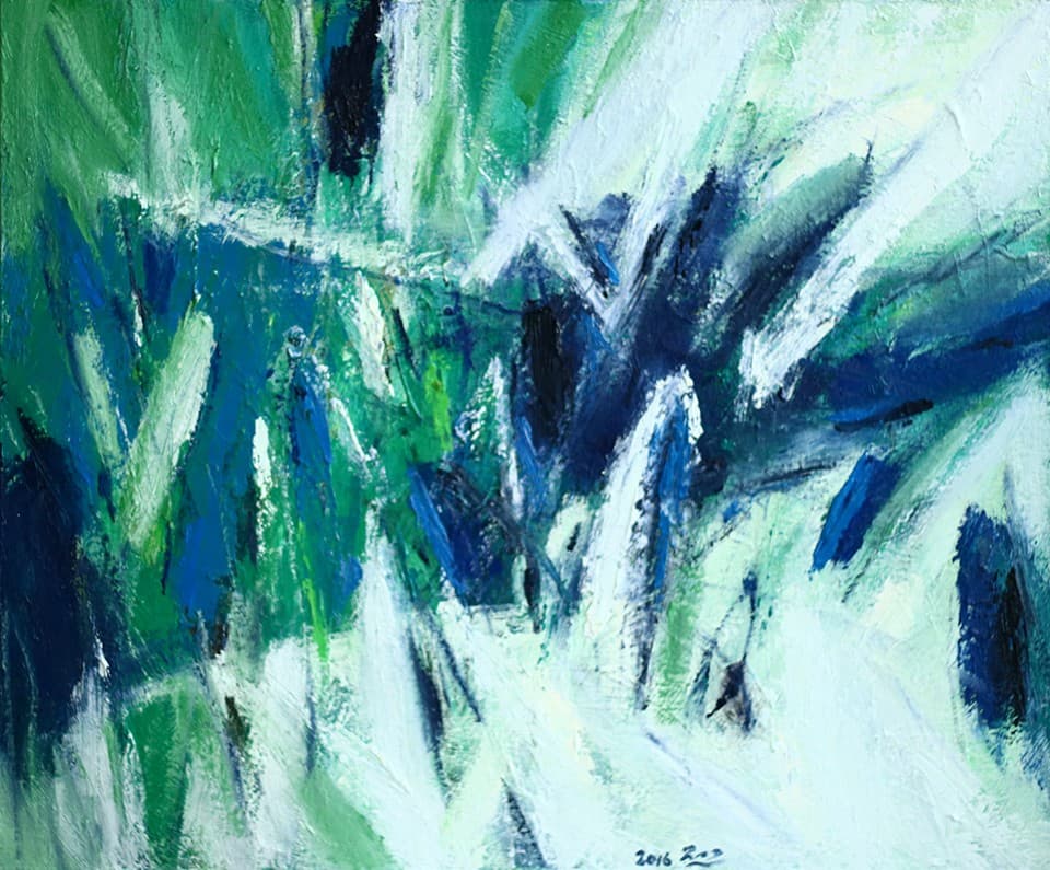 無爲 72.7x60.6cm Oil on canvas 2016 [사진= 정영호 작가]