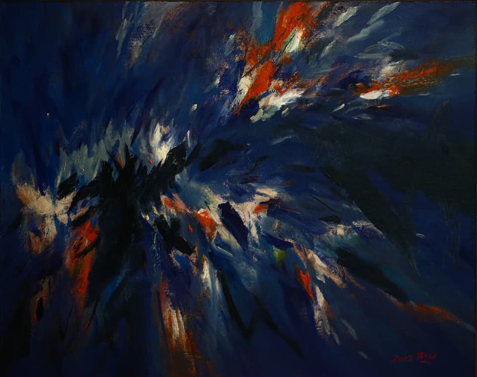 홀로 가는 길 90.9x72.7cm Oil on canvas 2013 [사진= 정영호 작가]