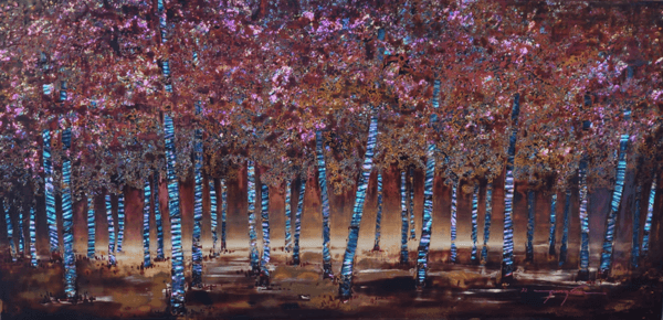휴 2022 61x30cm 옻칠 목태 캔버스 위에 옻칠 나전