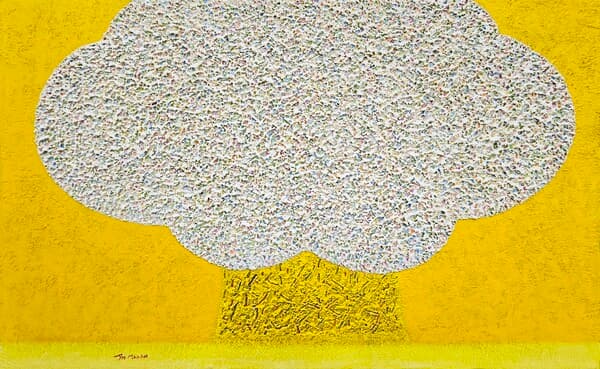 안말환 Dreaming56001. &nbsp;80.3x130.3cm. Mixed media on canvas. 2025 [사진=세종대]