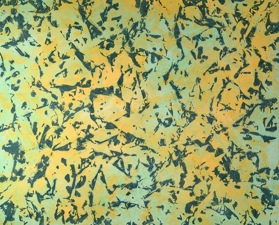 국화에 스며들다 _&nbsp;내 안의 사유 2 162.2X130.3cm 순지에 채색(분채) 2025