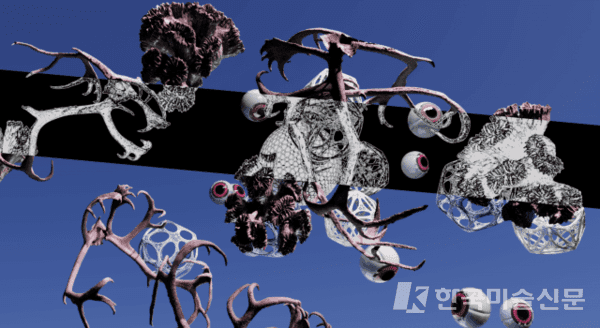 강이연(Yiyun Kang), &lsquo;중첩(Superposition)&rsquo;, 2025, 인터랙티브 미디어 아트(Interactive media art)