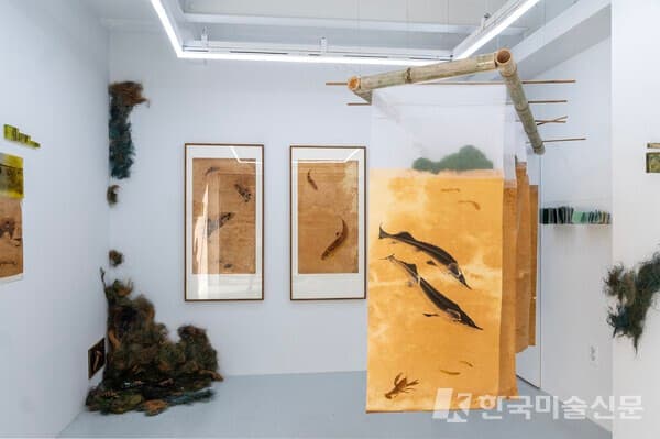 보이지 않는 흐름의 세계, 김신욱 〈잠류지경〉展… 민물고기에서 찾은 기억과 장소의 서사
