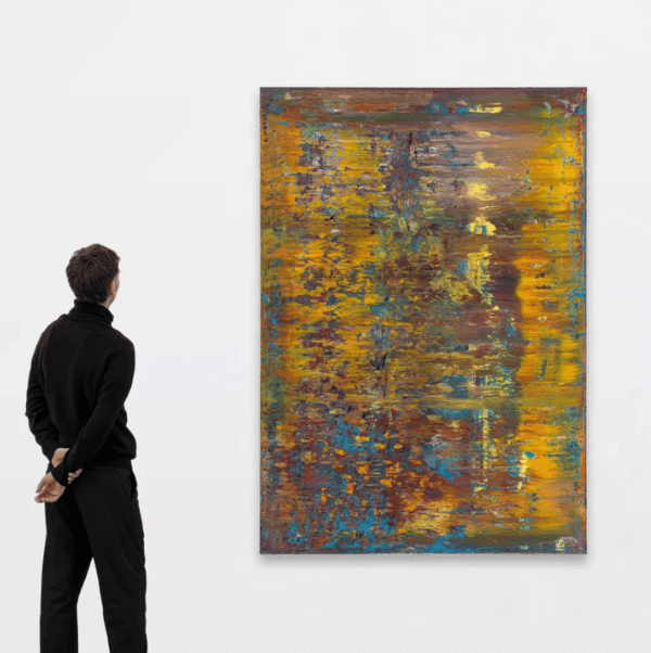 Art Basel Paris 2025 개막 전 VIP 프리뷰에서, 갤러리 Hauser & Wirth가 제시한 Richter의 *Abstraktes Bild (1987)*이 약 **2,300만 달러(USD 23 million)**에 판매