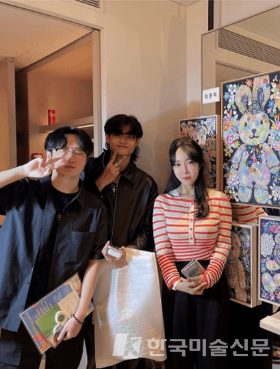 출처 : 인스타그램, kudongha (좌 : 구동하 작가, 우 : 몬알 작가)