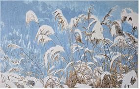 시간의결2, 스치는 바람, 92x60cm, 한지에 수묵담채, 2025 &nbsp;
