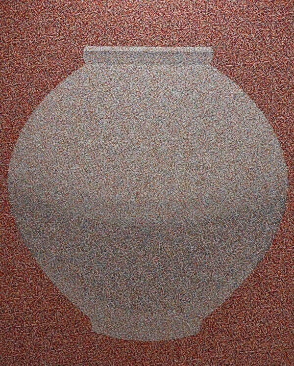 Pray for..., 2025, Acrylic on canvas, 60x60cm