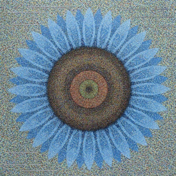 Sunflower, 2013, Acrylic on canvas, 120x120cm