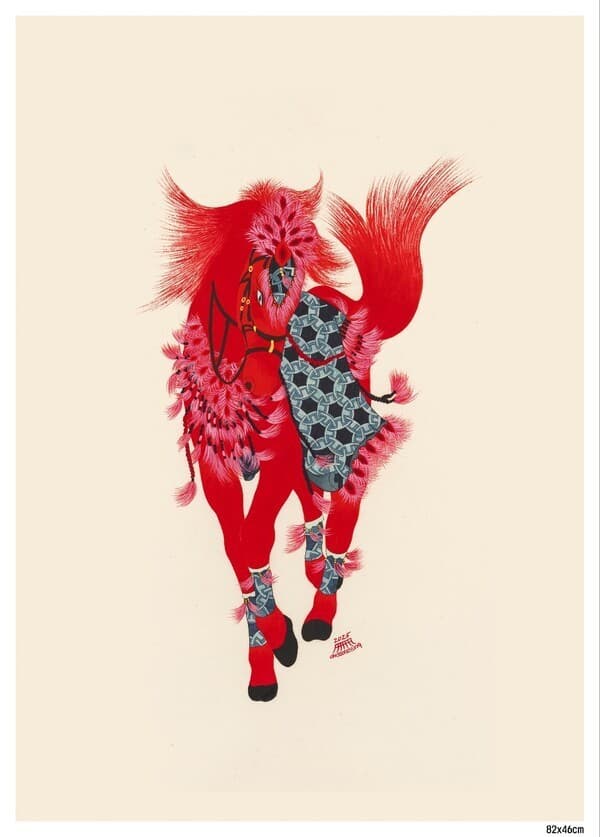 crimson(붉은 바람) [사진=갤러리 채율 제공]