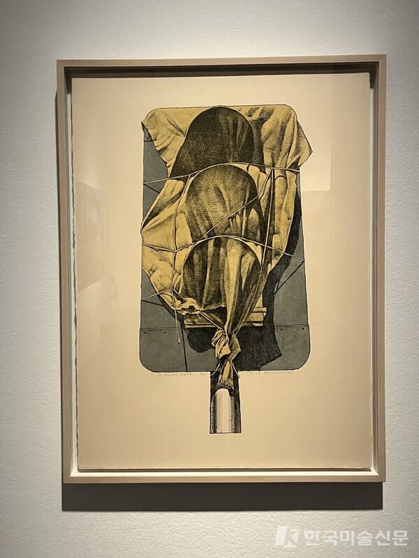 한운성, '눈먼 신호등', 1974, 종이에 석판화, 76x57 (사진=강혜영)