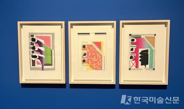 한운성, '신호등' 시리즈, 1997, 종이에 디지털 피그먼트 프린트, 각 29.7x21 (사진=강혜영)