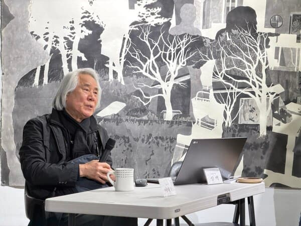 이태호 작가와의 대화 중
