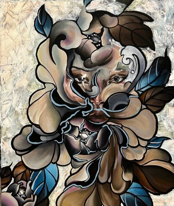 Echo II 60x50cm Oil on canvas 2024