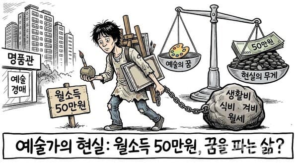 한국미술신문 만평