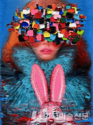 'Image-face(model)'Oil on canvas, 60x80cm, 2026&nbsp;(제공. 한국문화예술센터)