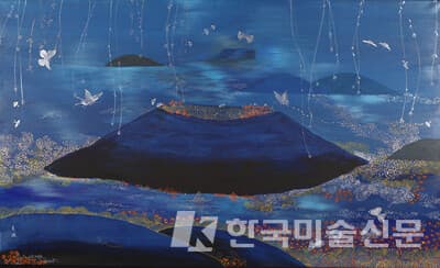 제주 공필화가 이미선 개인전, '제주 아일랜드-치유의 정원'